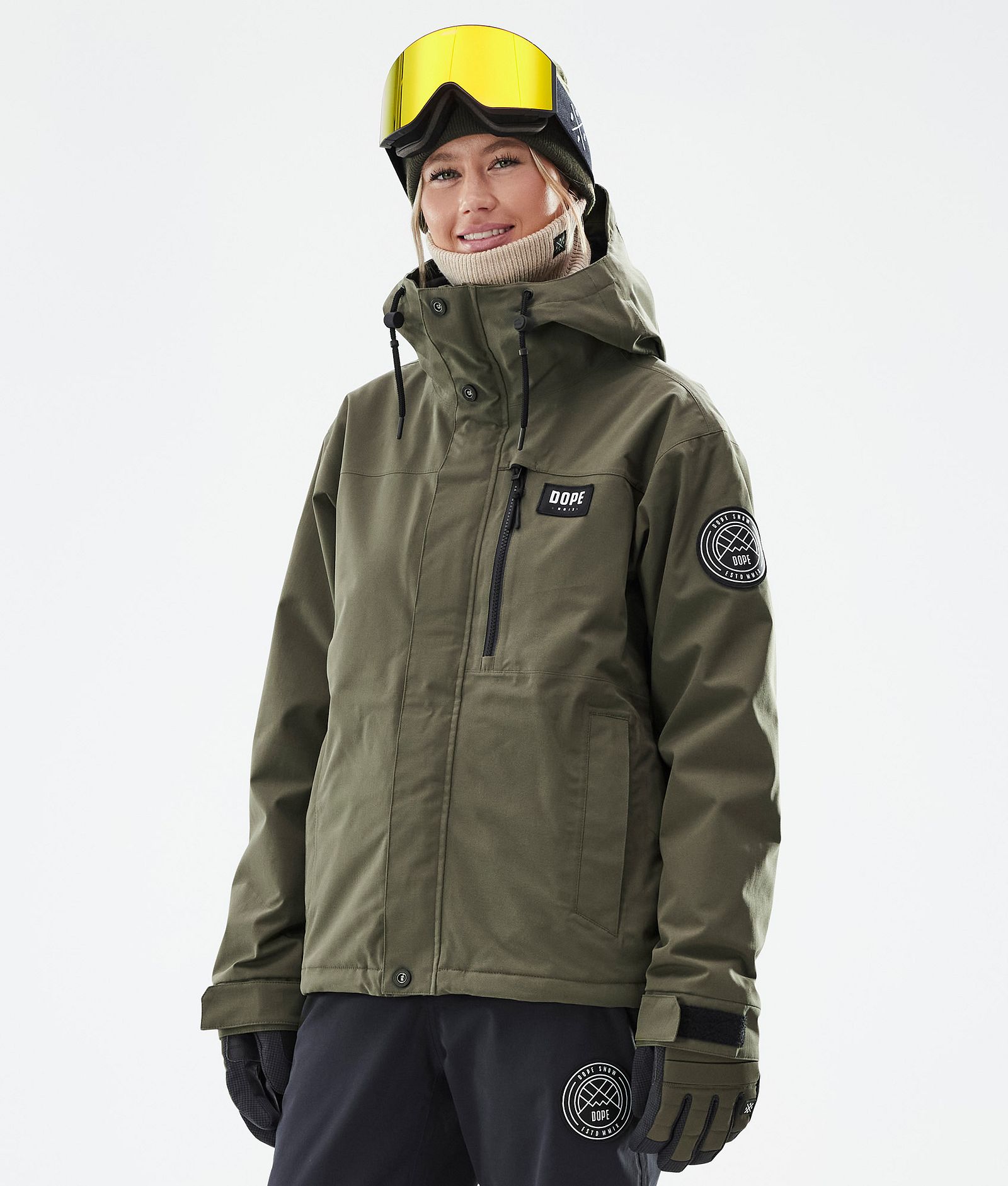 Blizzard W Full Zip Kurtka Snowboardowa Kobiety Olive Green Renewed, Zdjęcie 1 z 10