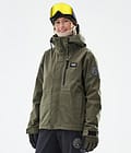 Blizzard W Full Zip Giacca Snowboard Donna Olive Green