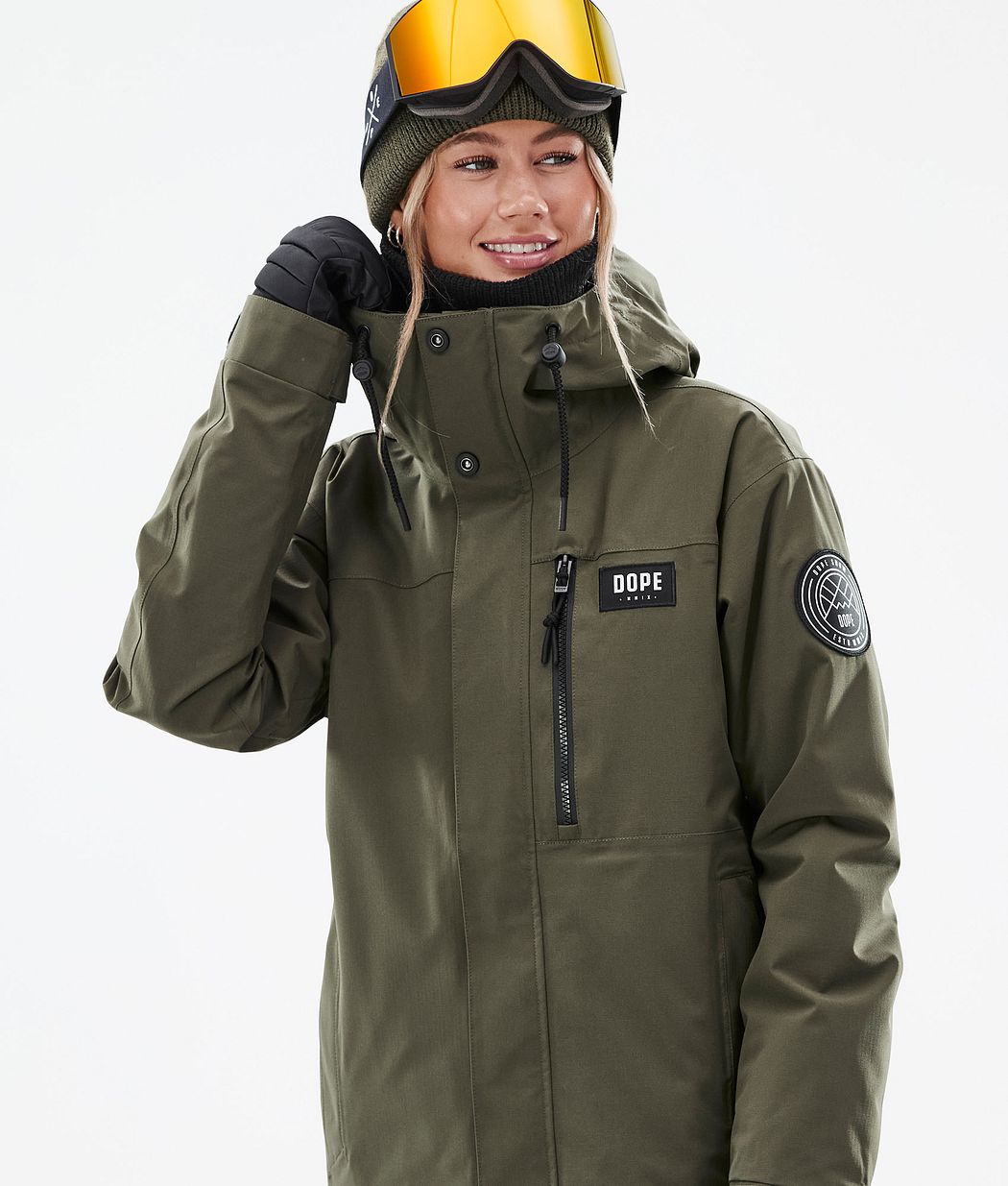 Blizzard W Full Zip Snowboardjacke Damen Olive Green