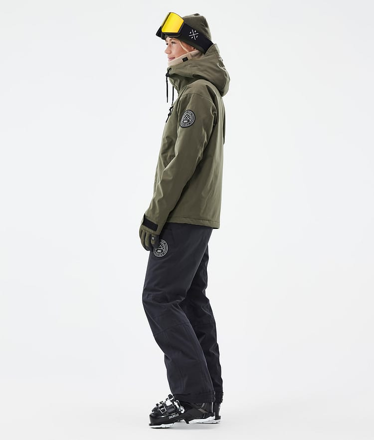 Blizzard W Full Zip Skijacke Damen Olive Green