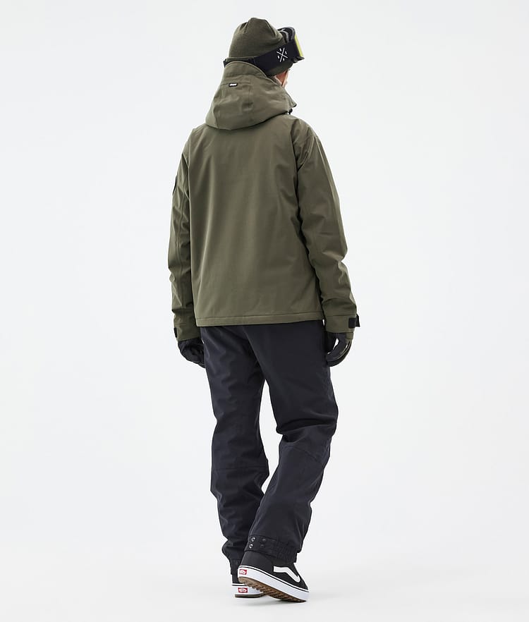 Blizzard W Full Zip Snowboardjakke Dame Olive Green, Billede 5 af 10