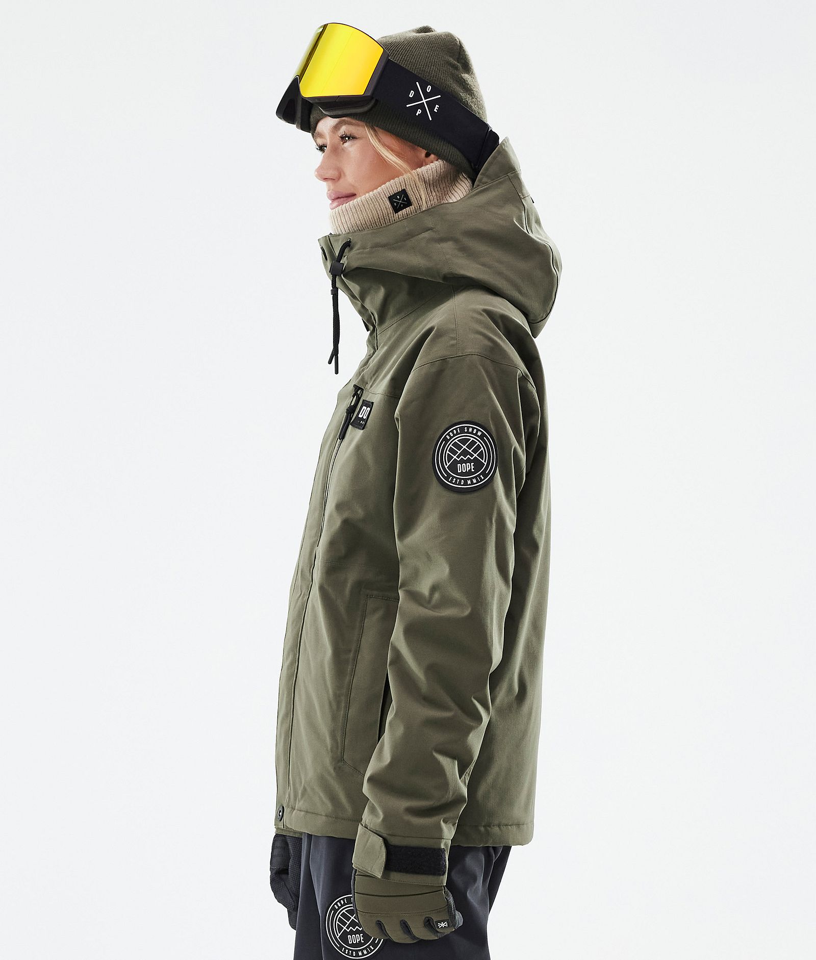 Blizzard W Full Zip Giacca Snowboard Donna Olive Green