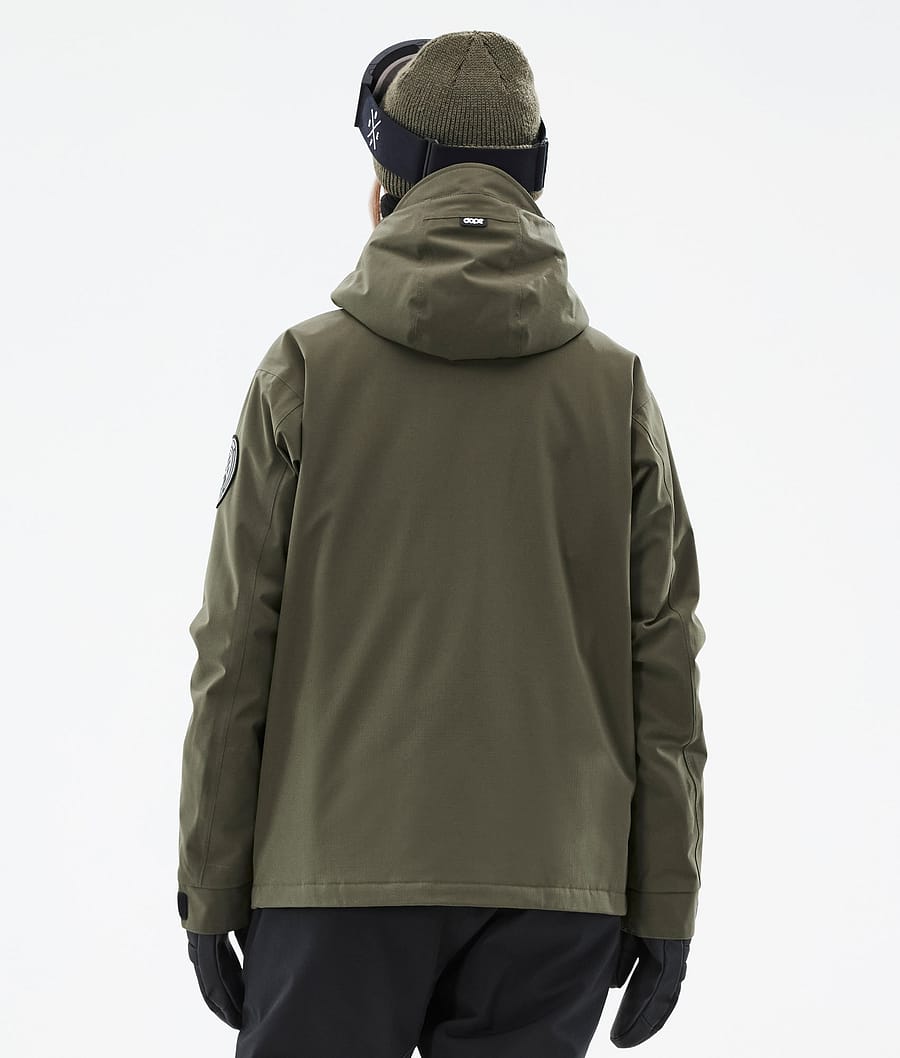 Blizzard W Full Zip Snowboardjacke Damen Olive Green
