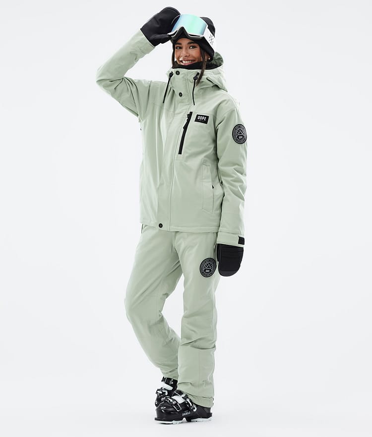 Blizzard W Full Zip スキージャケット レディース Soft Green, 画像3 / 10