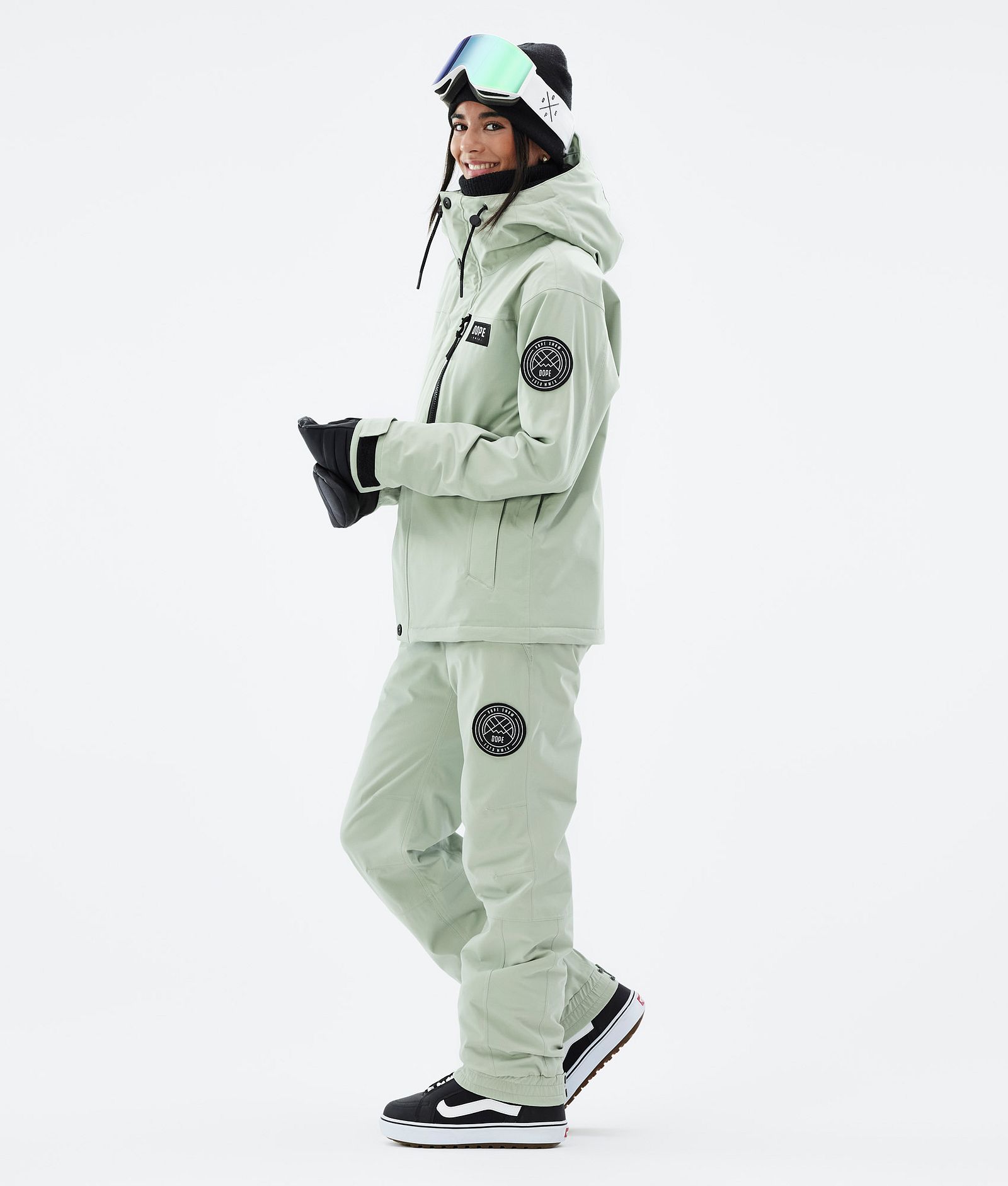Blizzard W Full Zip Snowboardjacke Damen Soft Green, Bild 4 von 10