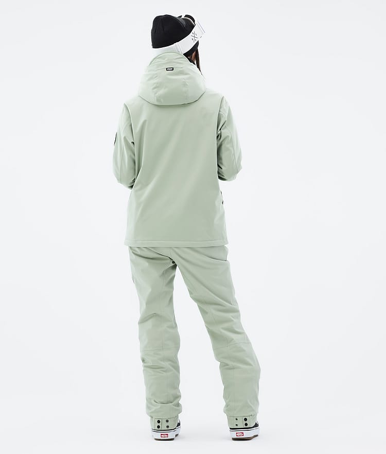 Blizzard W Full Zip Snowboardjakke Dame Soft Green