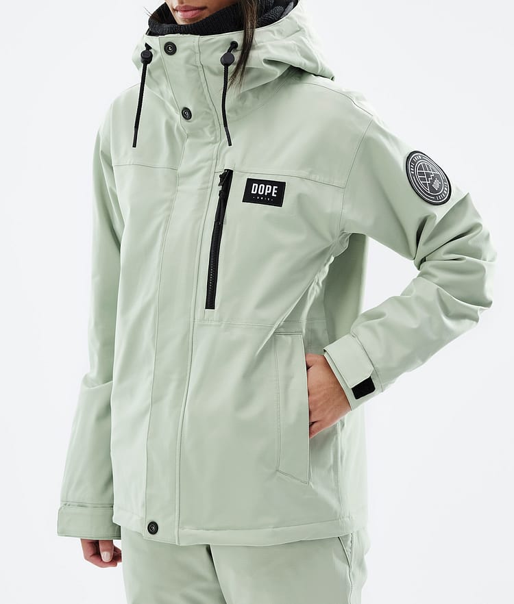 Blizzard W Full Zip Skijakke Dame Soft Green, Billede 8 af 10