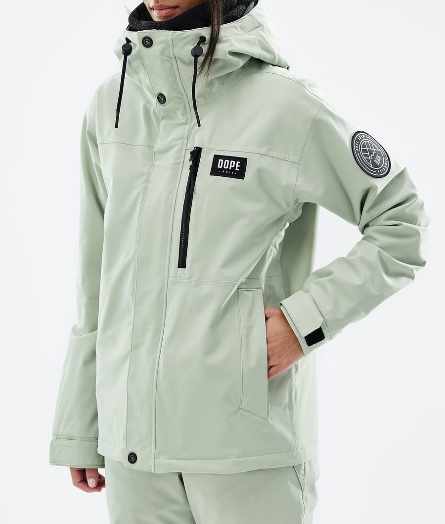 Blizzard W Full Zip Snowboard jas Dames Soft Green
