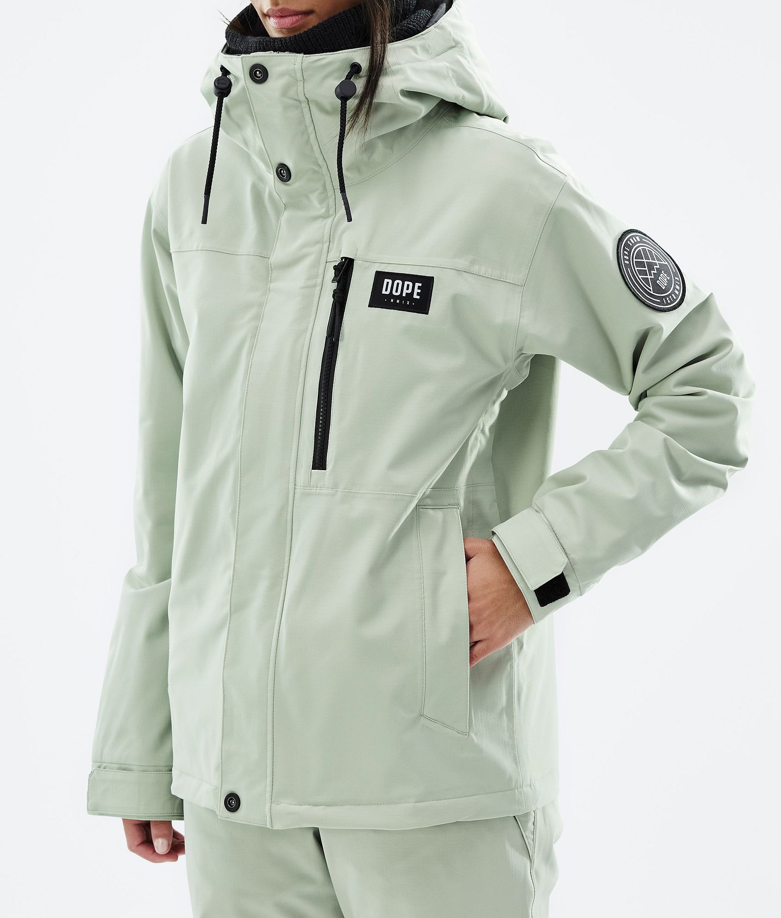 Blizzard W Full Zip Snowboard Jacket Women Soft Green Renewed