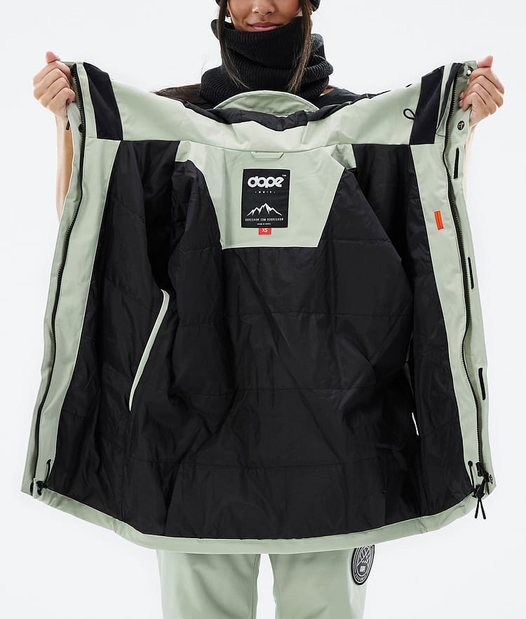 Blizzard W Full Zip Skijacke Damen Soft Green, Bild 10 von 10