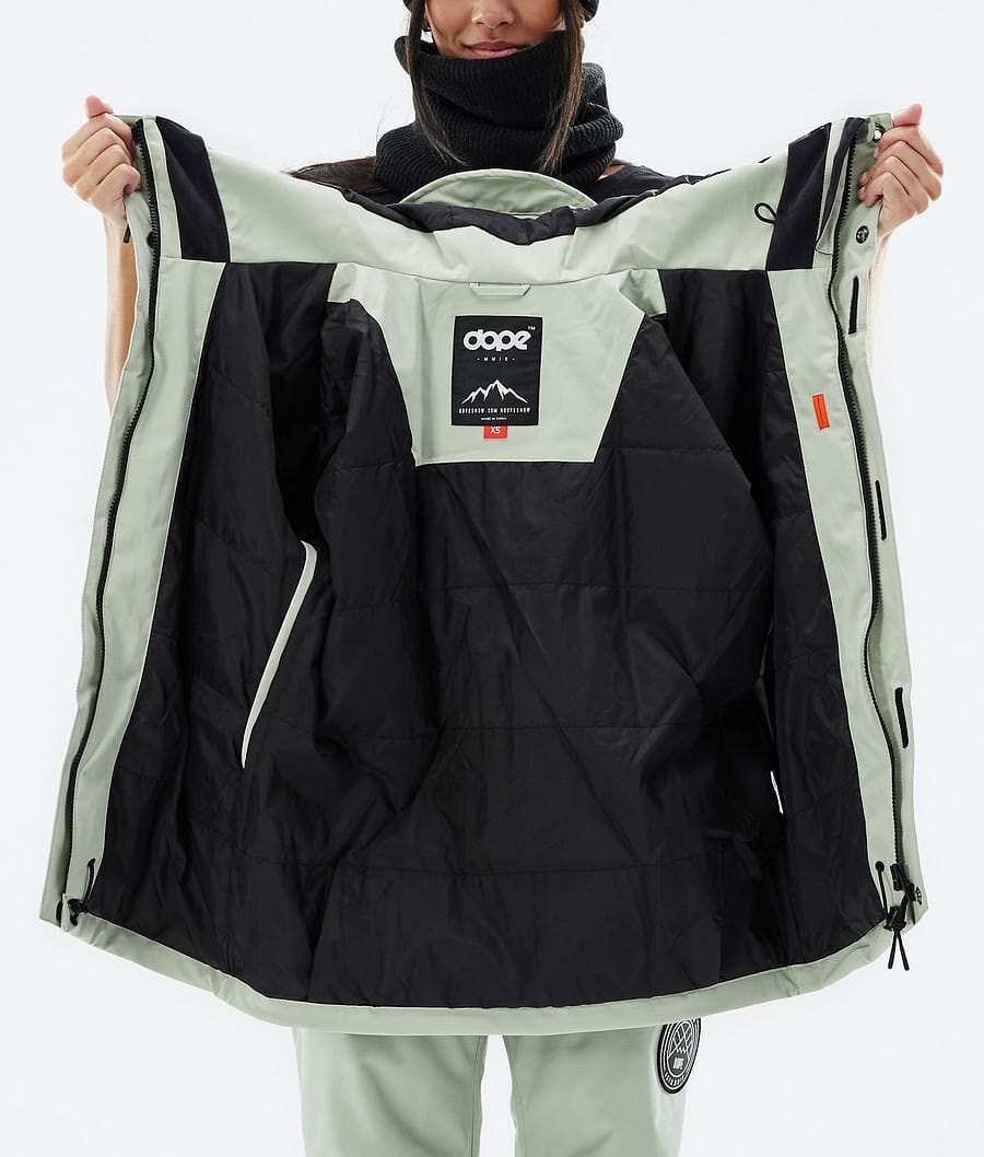 Blizzard W Full Zip Snowboard jas Dames Soft Green