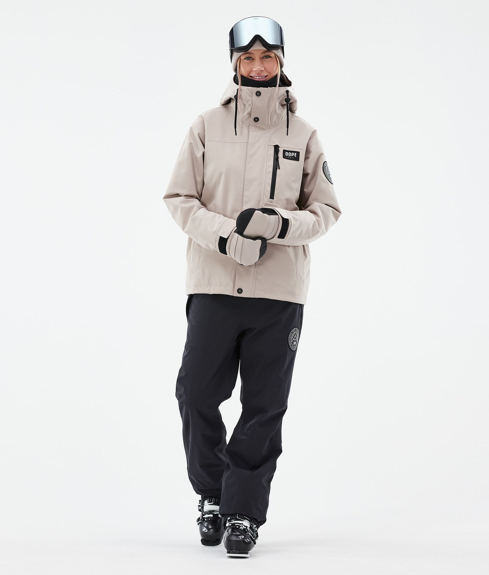 Blizzard W Full Zip Veste de Ski Femme Sand, Image 3 sur 10