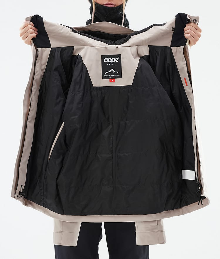 Blizzard W Full Zip Veste de Ski Femme Sand, Image 10 sur 10