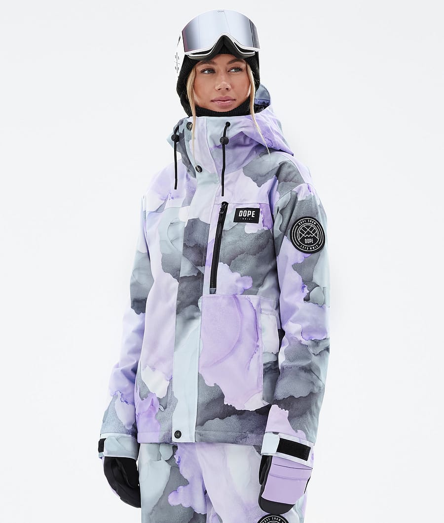 Dope Blizzard W Full Zip Snowboard Jacket Blot Violet