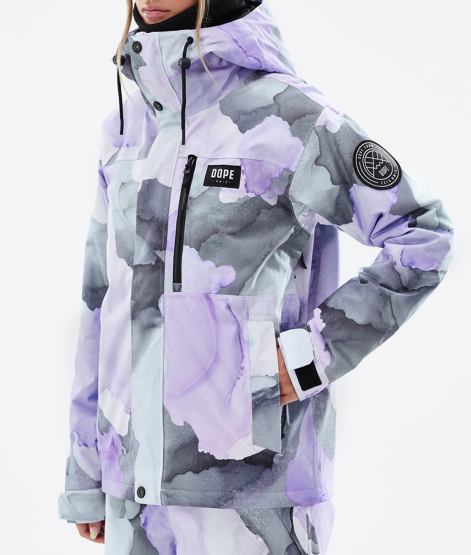 Blizzard W Full Zip Kurtka Narciarska Kobiety Blot Violet, Zdjęcie 8 z 10