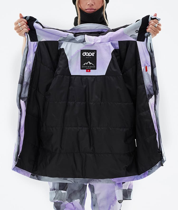 Blizzard W Full Zip Kurtka Narciarska Kobiety Blot Violet, Zdjęcie 10 z 10