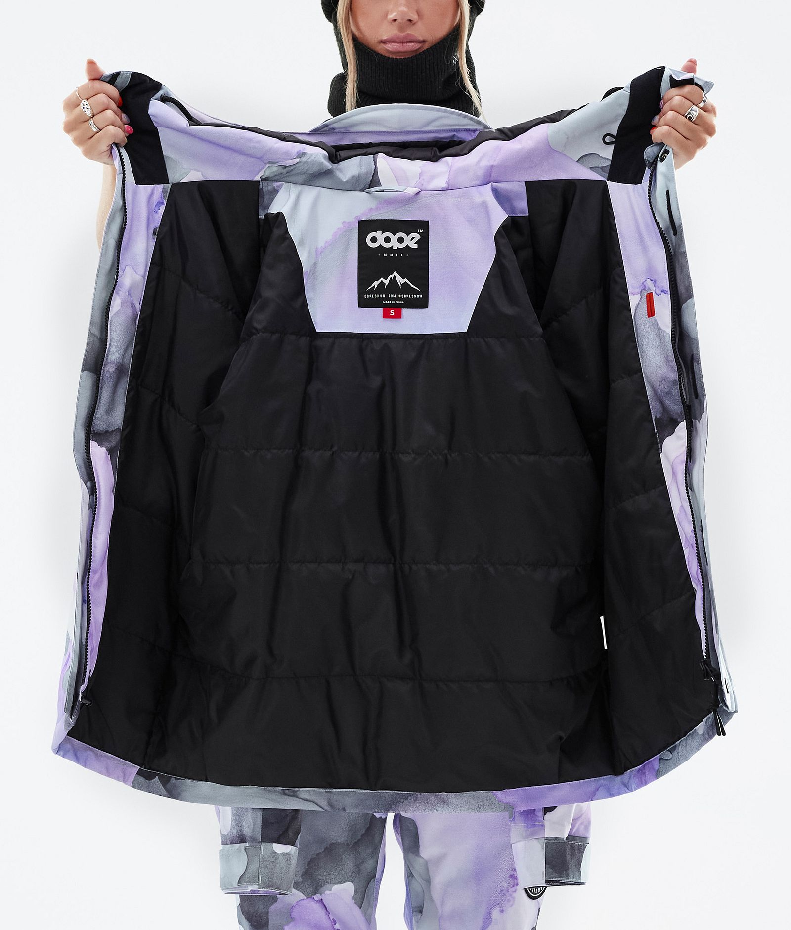 Blizzard W Full Zip Kurtka Narciarska Kobiety Blot Violet, Zdjęcie 10 z 10