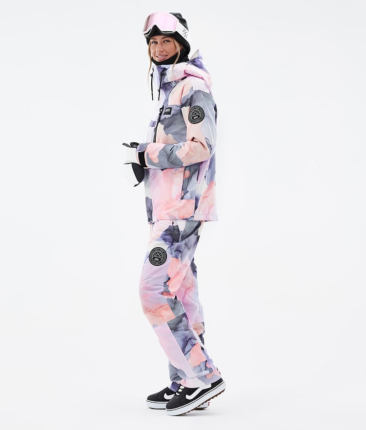 Blizzard W Full Zip Snowboardjacke Damen Blot Peach, Bild 4 von 10