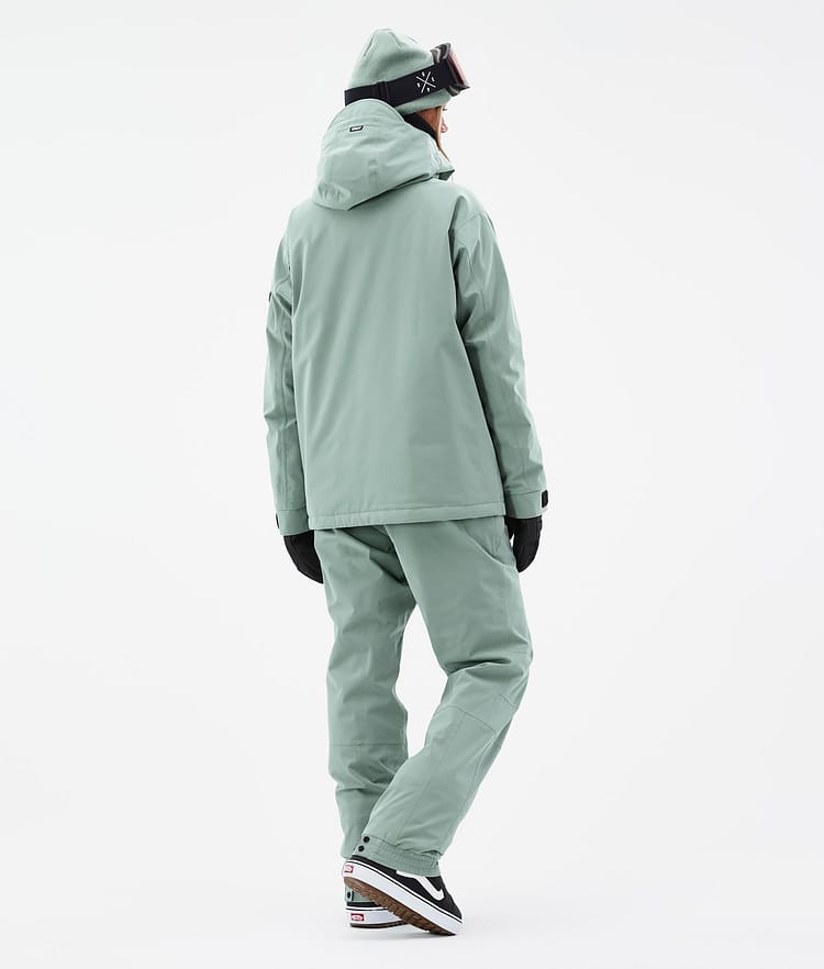 Dope Blizzard W Veste Snowboard Femme Faded Green - Vert