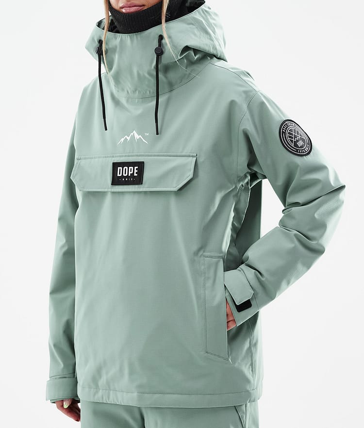 Dope Blizzard W Veste Snowboard Femme Faded Green - Vert