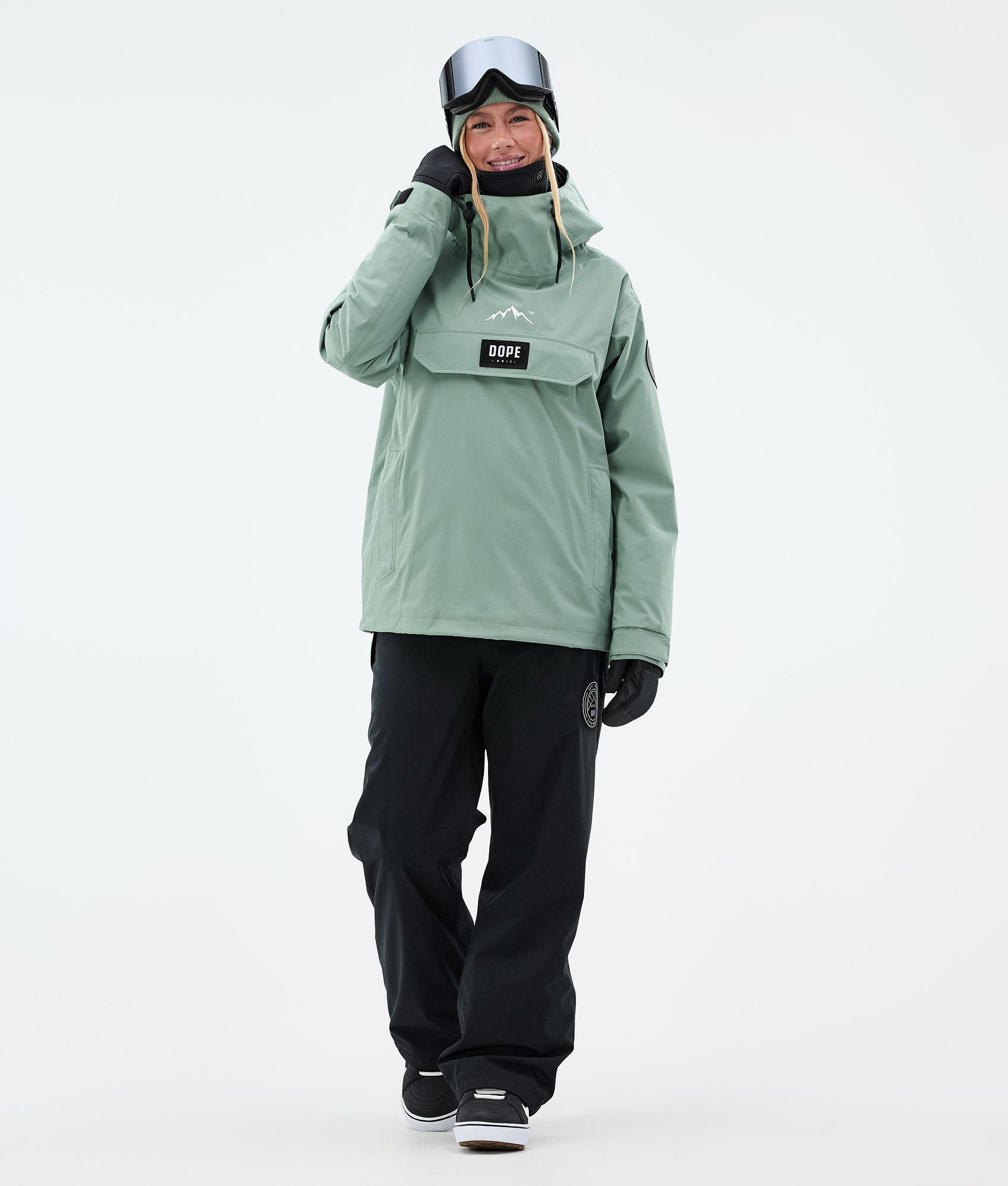 Dope Blizzard W Snowboard Jacket Women Faded Green | Dopesnow.com
