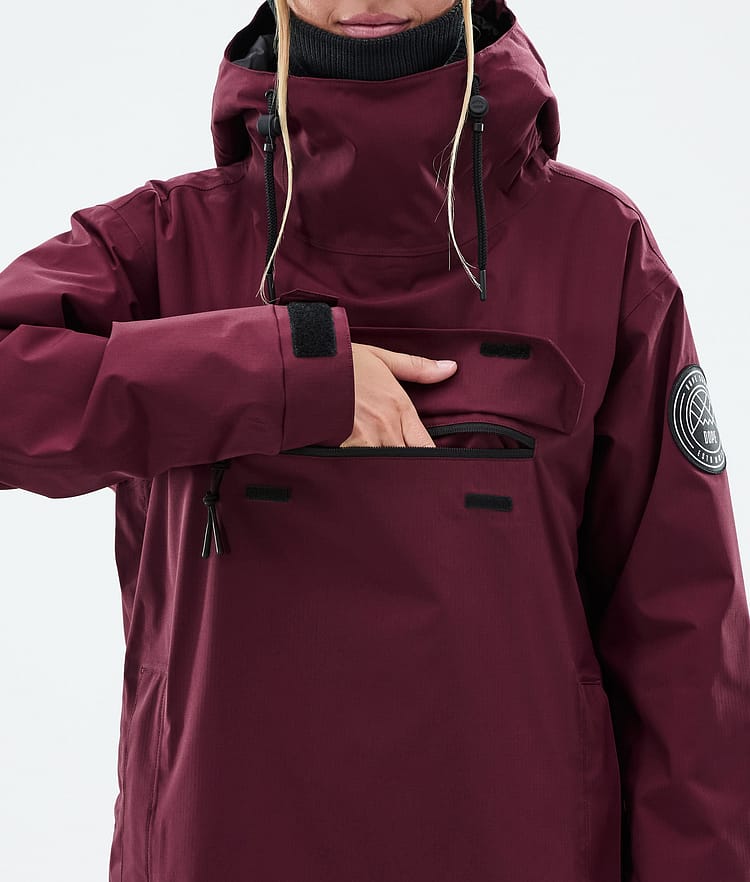 Blizzard W Giacca Snowboard Donna Burgundy Renewed, Immagine 8 di 8