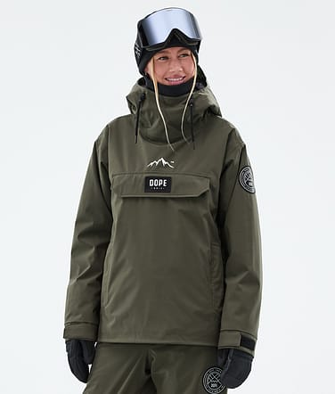Blizzard W Snowboardjakke Dame Olive Green