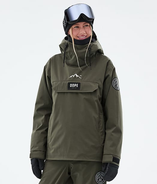Blizzard W Giacca Snowboard Donna Olive Green