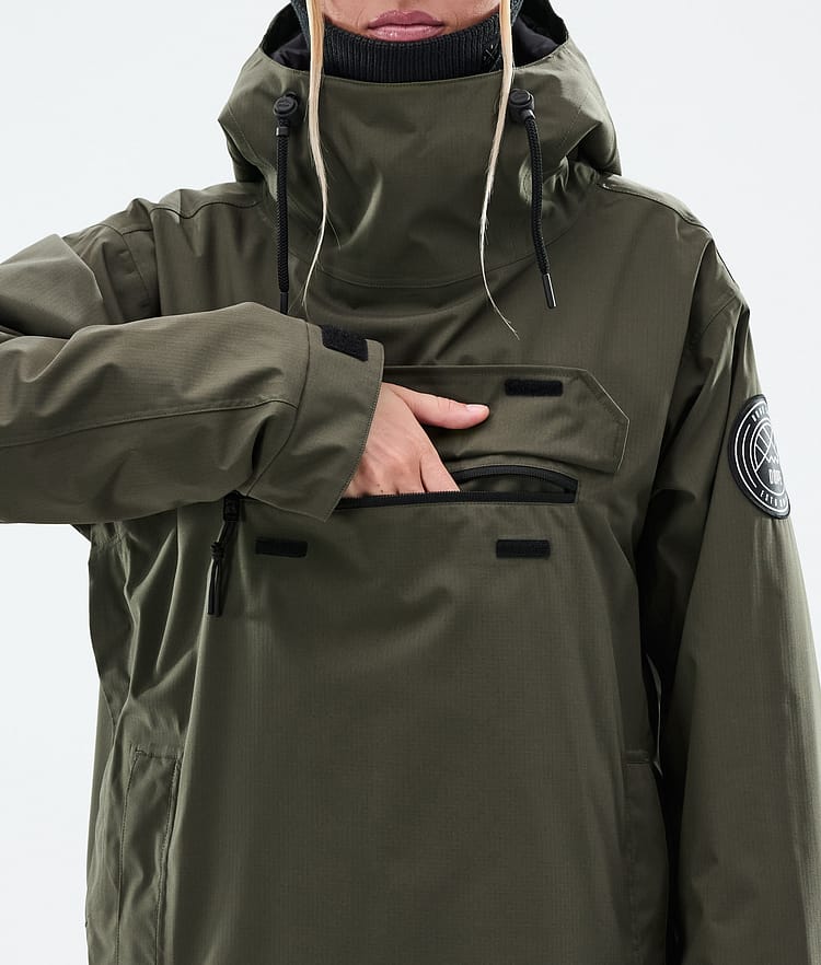 Blizzard W Snowboard Jacket Women Olive Green, Image 9 of 9