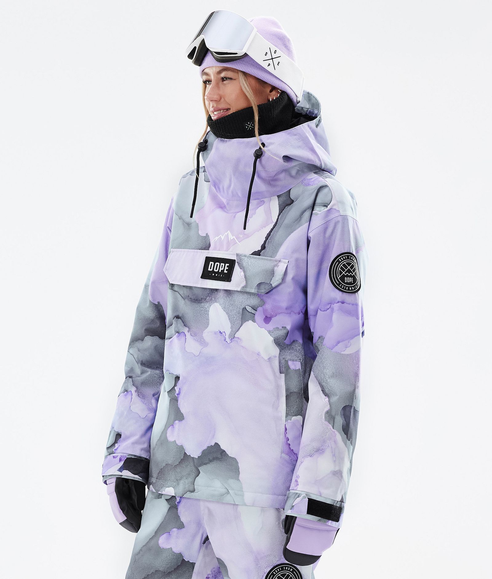 Dope Snow, Women's Dope Blizzard PO Snowboard Jacket Cloud