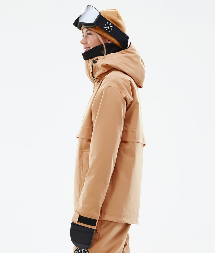 Legacy W Kurtka Narciarska Kobiety Khaki Yellow, Zdjęcie 6 z 9