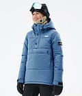Puffer W Snowboard Jacket Women Blue Steel