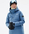 Puffer W Snowboardjakke Dame Blue Steel Renewed, Billede 2 af 9