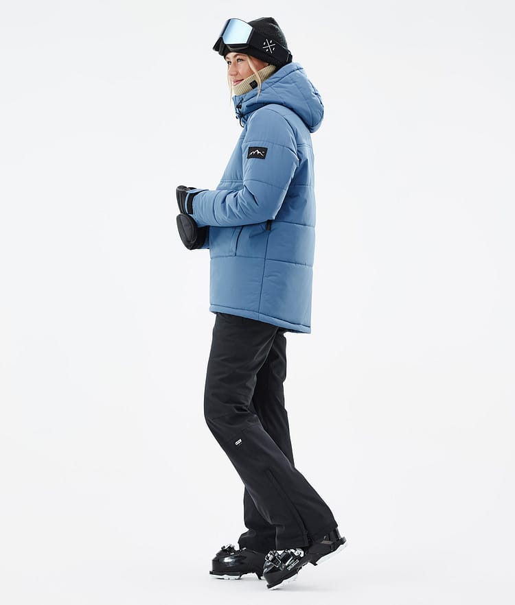 Puffer W Skijakke Dame Blue Steel, Billede 4 af 9