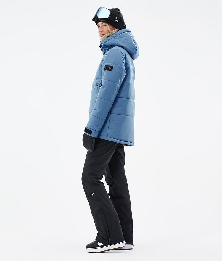 Puffer W Snowboardjacke Damen Blue Steel Renewed