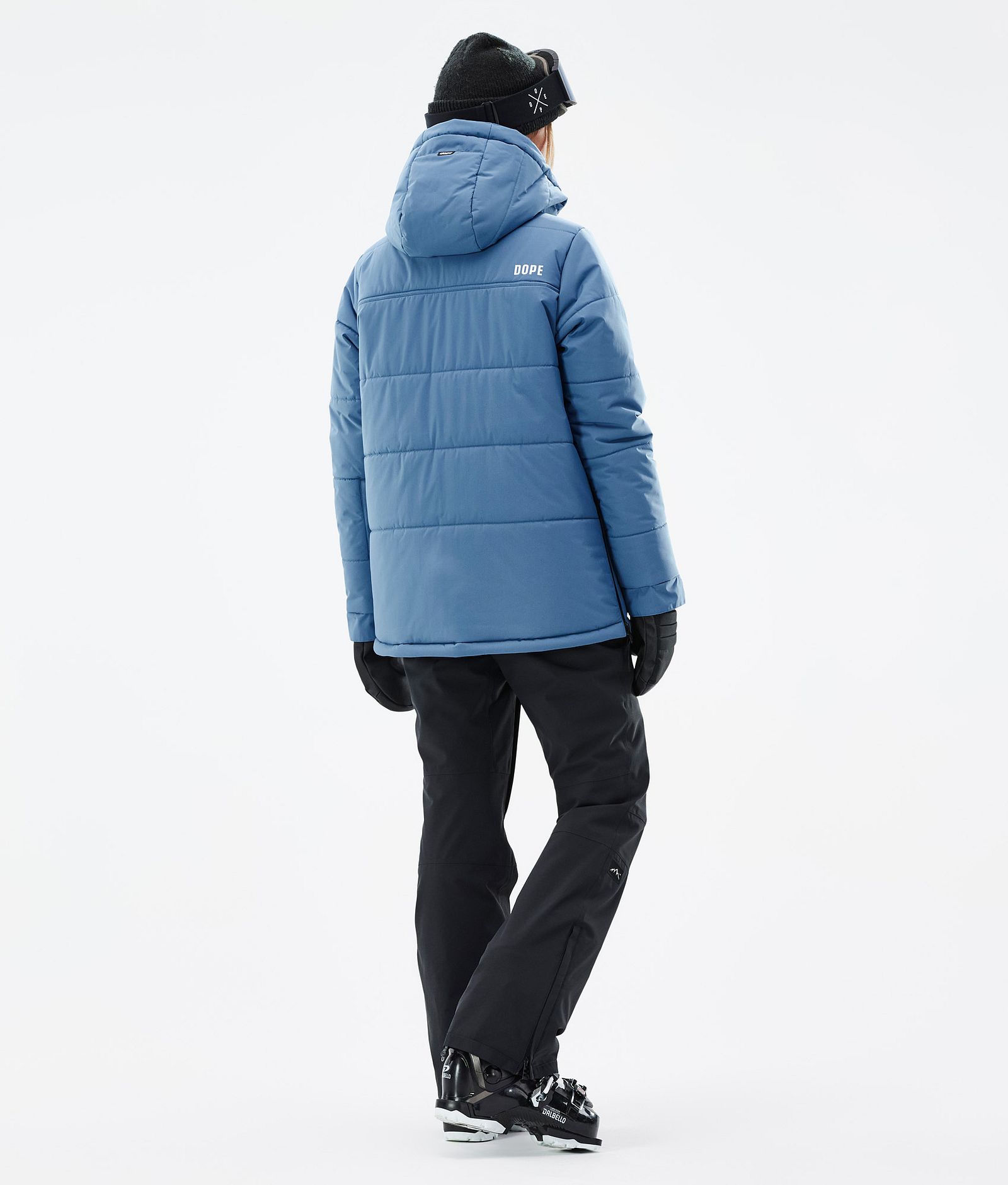 Puffer W Giacca Sci Donna Blue Steel