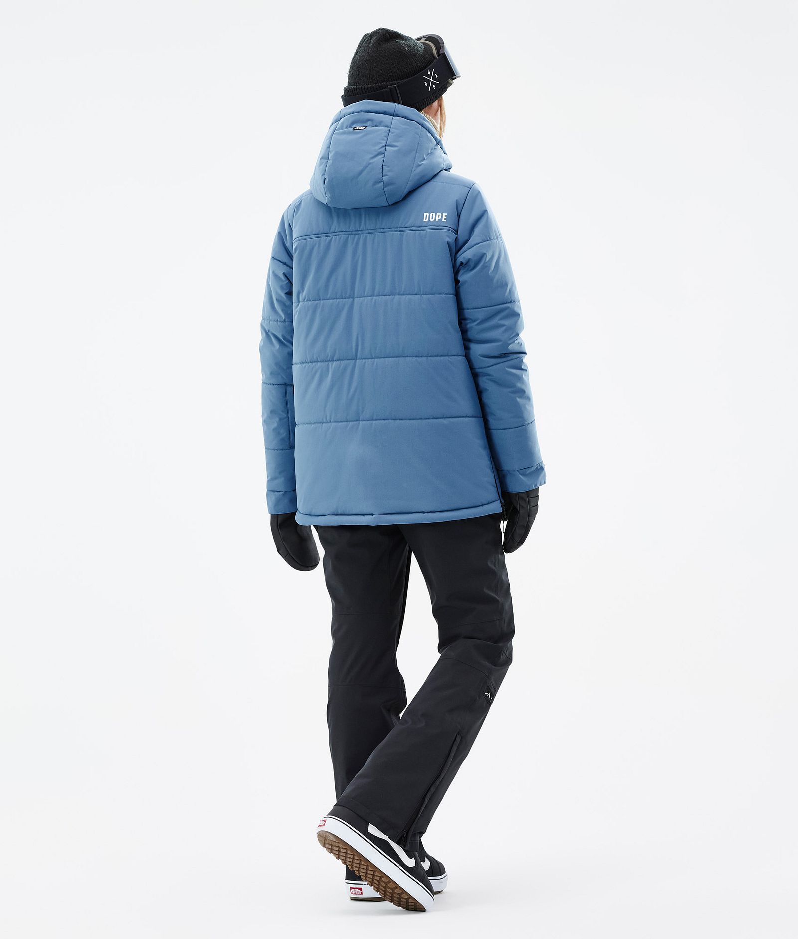 Puffer W Snowboardjakke Dame Blue Steel Renewed, Billede 5 af 9