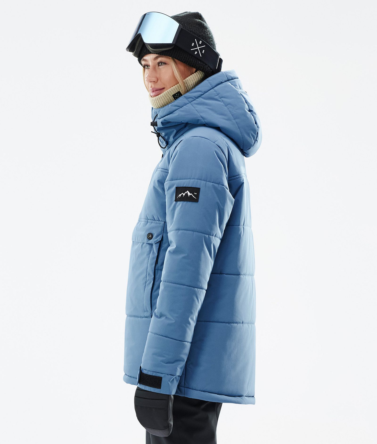 Puffer W Snowboard jas Dames Blue Steel