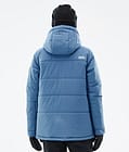 Puffer W Snowboardjakke Dame Blue Steel Renewed, Billede 7 af 9