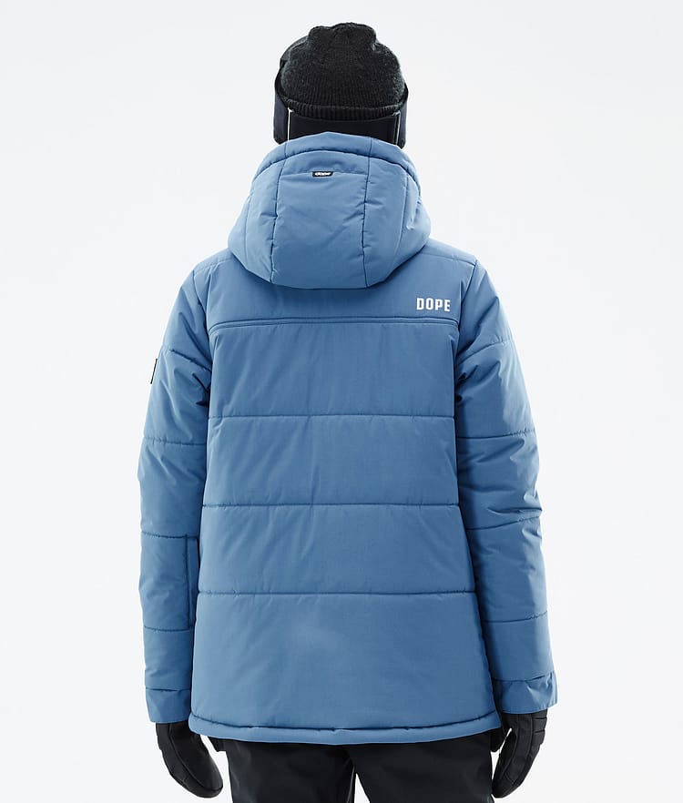 Puffer W Ski Jacket Women Blue Steel