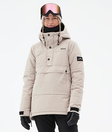 Puffer W Giacca Sci Donna Sand