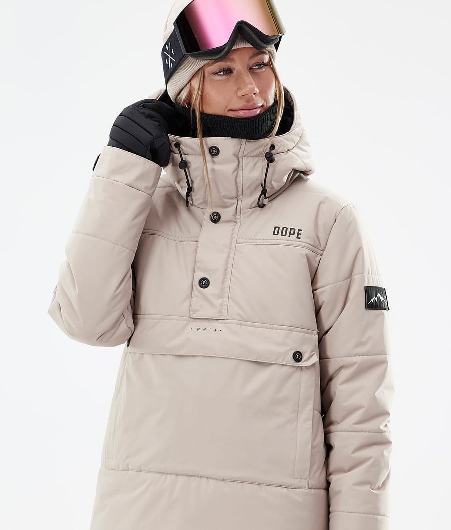 Puffer W Ski Jacket Women Sand