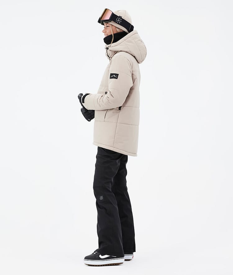 Puffer W 2023 Veste Snowboard Femme Sand, Image 3 sur 8
