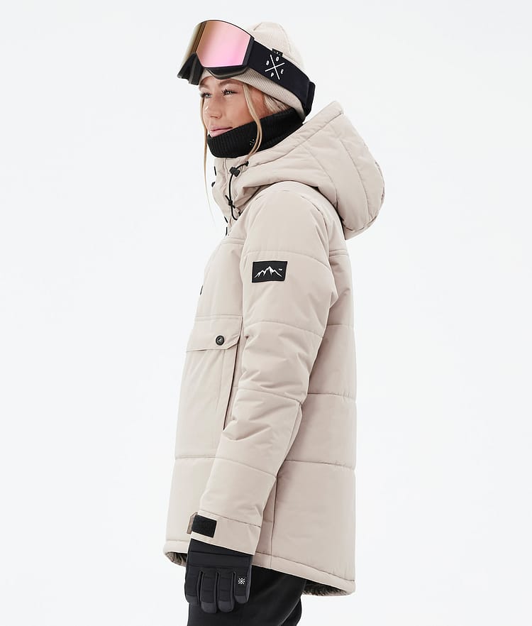 Puffer W Snowboard Jacket Women Sand