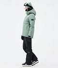 Puffer W Giacca Snowboard Donna Faded Green
