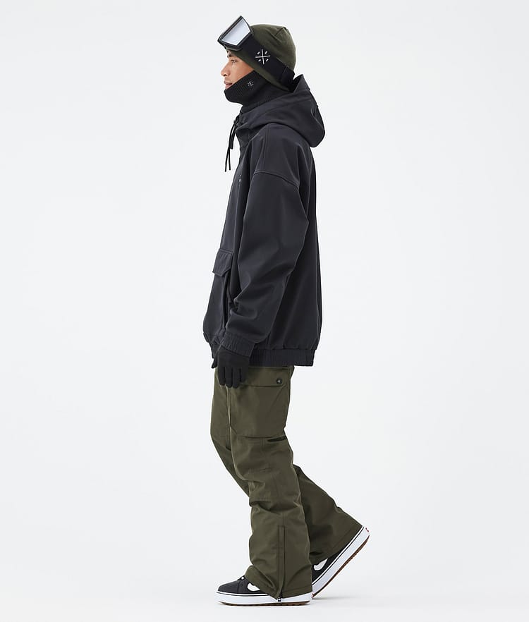 Dope Iconic 2020 Pantalones Snowboard Hombre Black Camo - Negro