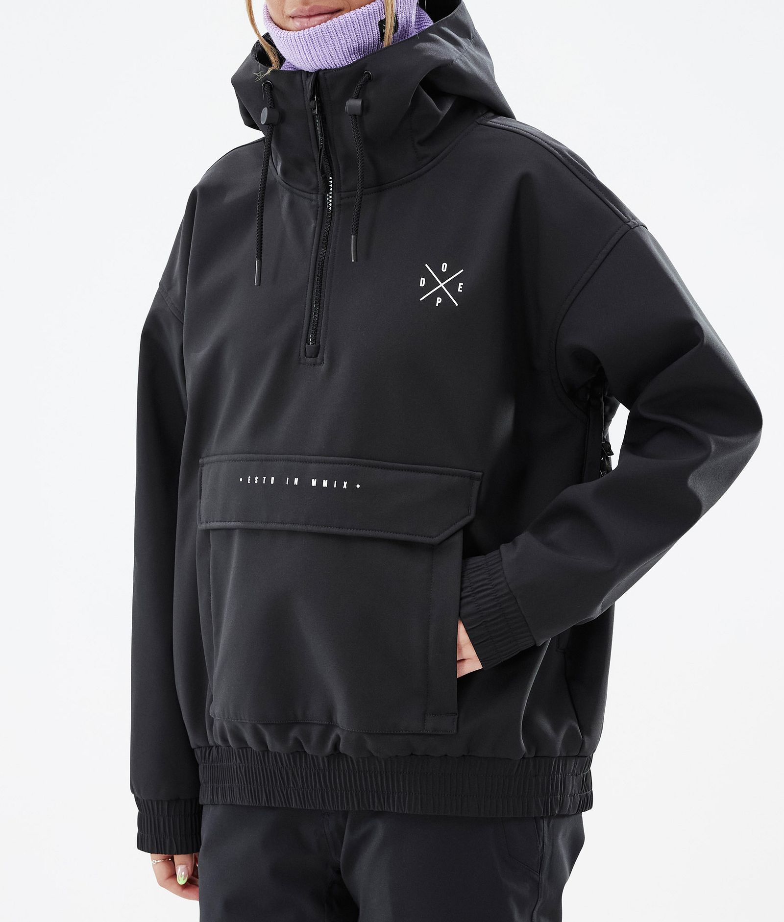 Cyclone W 2022 Snowboardjacke Damen Black, Bild 8 von 9
