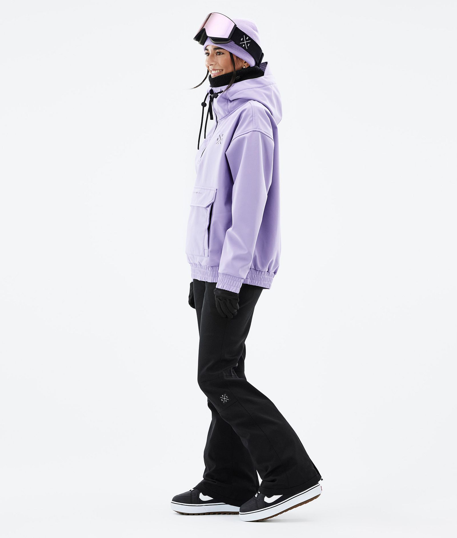 Dope Pile W 2022 Forro Polar Mujer Faded Violet - Lila