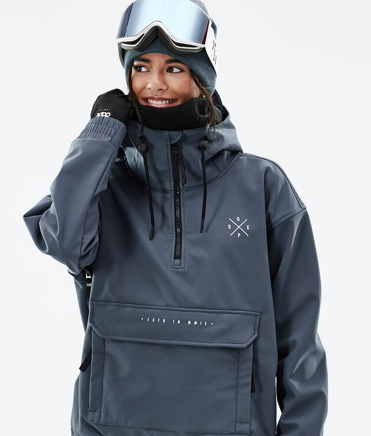 Cyclone W 2022 Snowboardjacke Damen Metal Blue, Bild 2 von 9