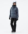 Cyclone W 2022 Bunda na Snowboard Dámské Metal Blue, Obrázek 3 z 9